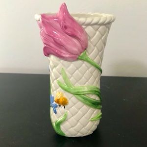 Fritz and Floyd small glass vase